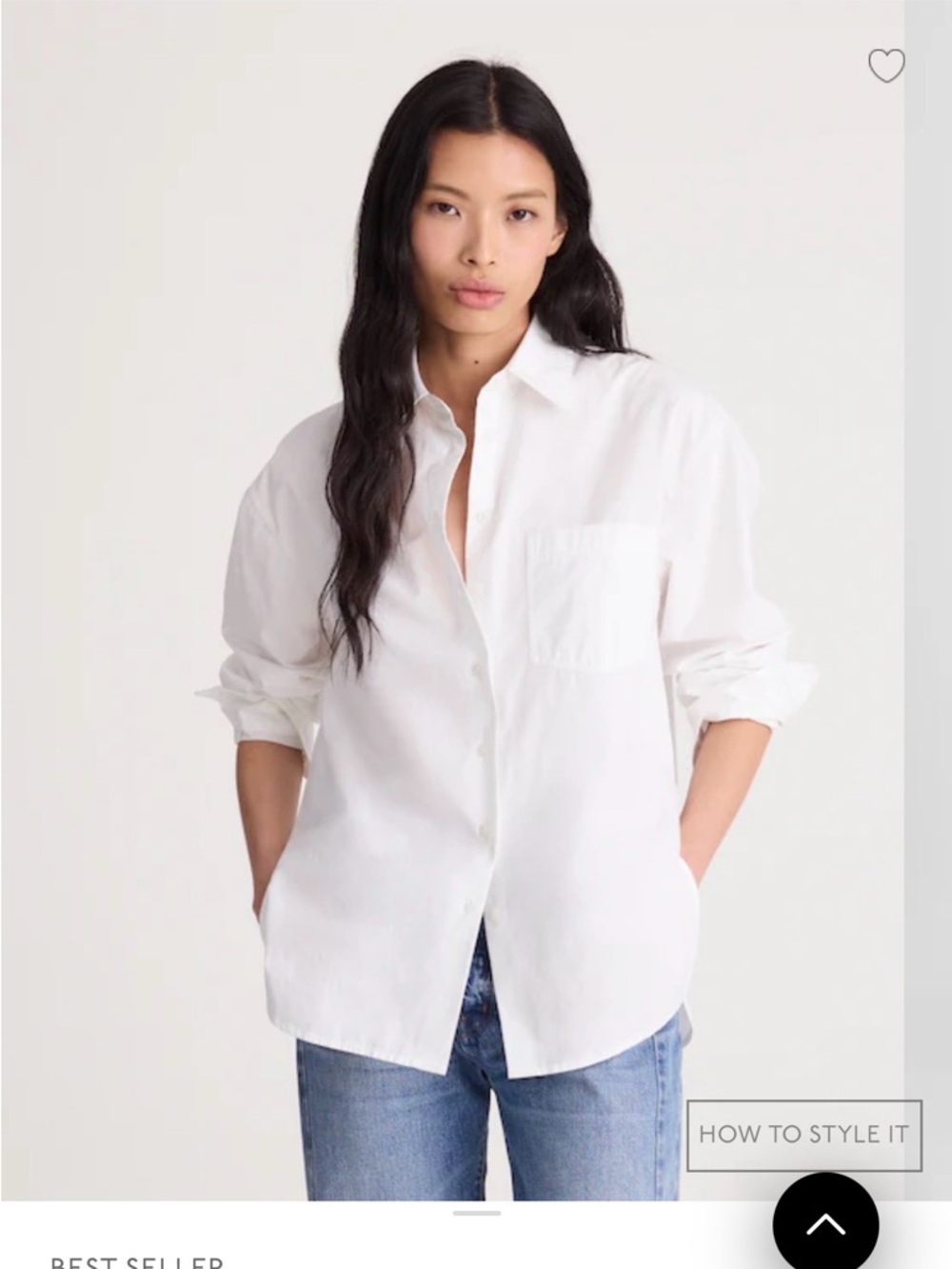Madewell Women's Easy Poplin Button-Up Shirt